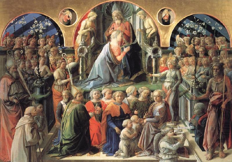 Fra Filippo Lippi The Coronation of the Virgin china oil painting image